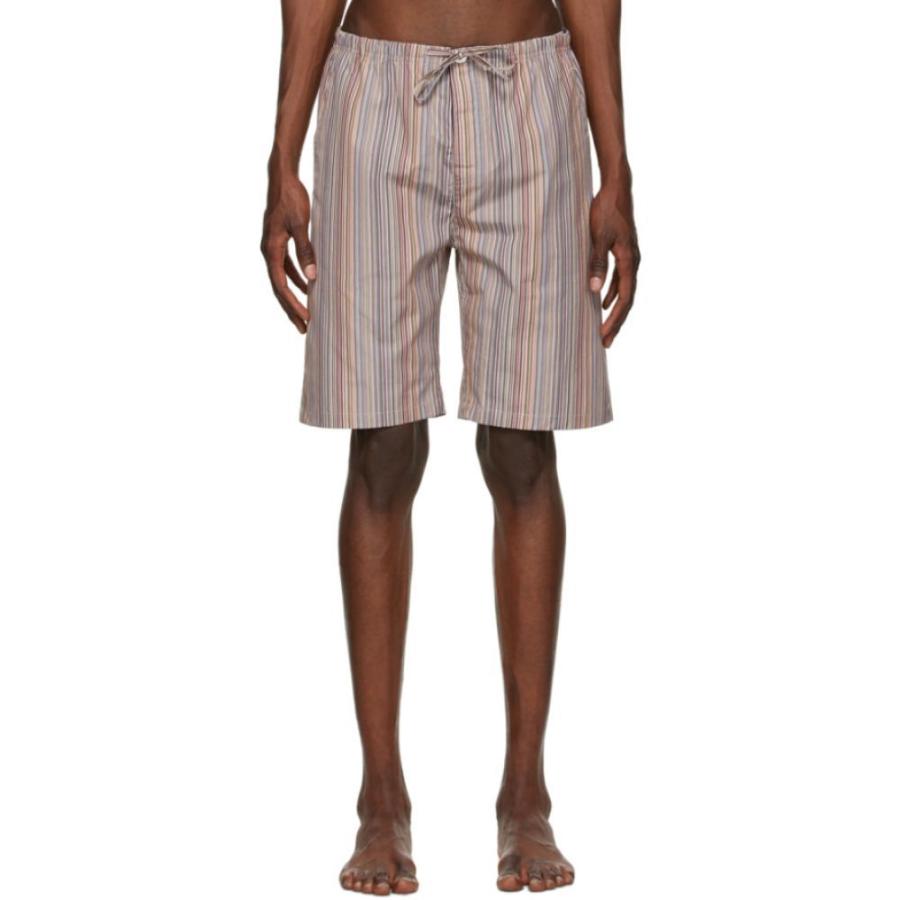大きな割引 インナー 下着 ショートパンツ パジャマ ボトムのみ メンズ Smith Paul ポールスミス メンズ パジャマ ボトムのみ ポールスミス Smith Paul Multicolor Multi Shorts Pyjama Stripe Signature 下着 靴下 部屋着 Oyostate Gov Ng