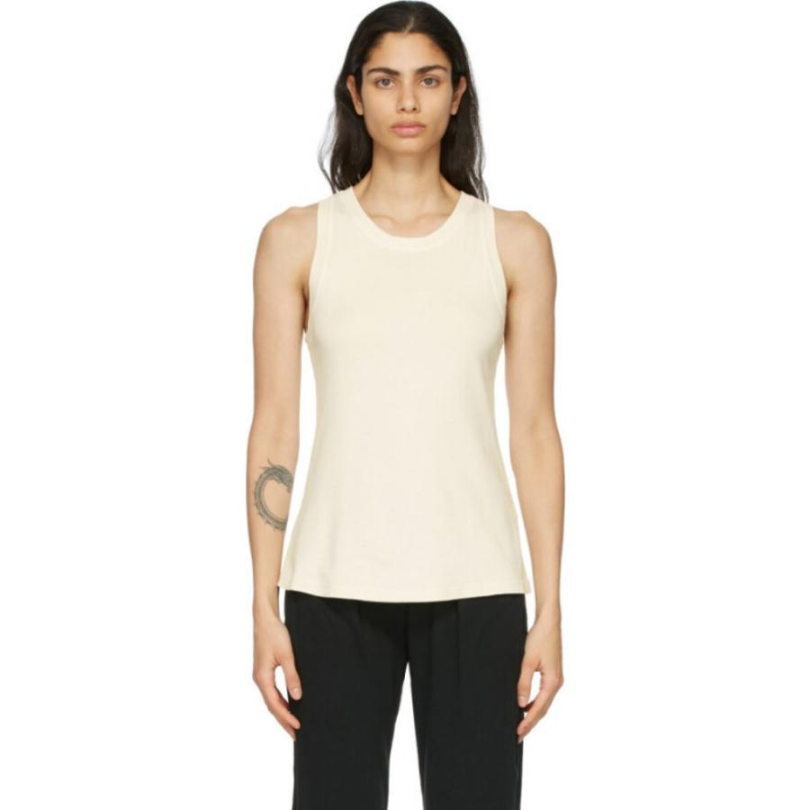 ショッピング大特価 ラクエル アレグラ Raquel Allegra レディース タンクトップ トップス Beige Racer Back Tank Top Cream 安い 直営 店 Superavila Com