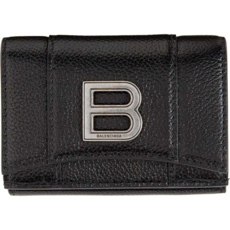人気商品ランキング Balenciaga バレンシアガ 財布 レディース 財布 時計 雑貨 バレンシアガ Balenciaga レディース 財布 Black Mini Hourglass Wallet Black 財布 Smssvg Org
