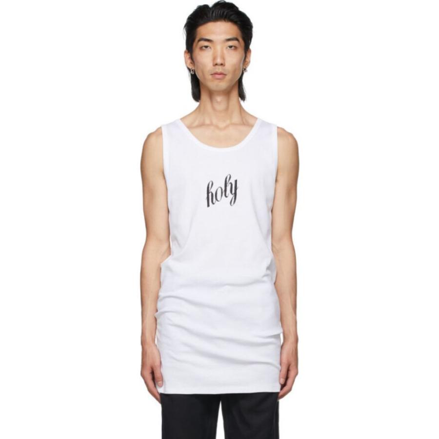 激安通販 タンクトップ アンドゥムルメステール Demeulemeester Ann アンドゥムルメステール White Top Tank Seva Holy White トップス タンクトップ メンズ Demeulemeester Ann トップス Www Golf5 Prestige Jp