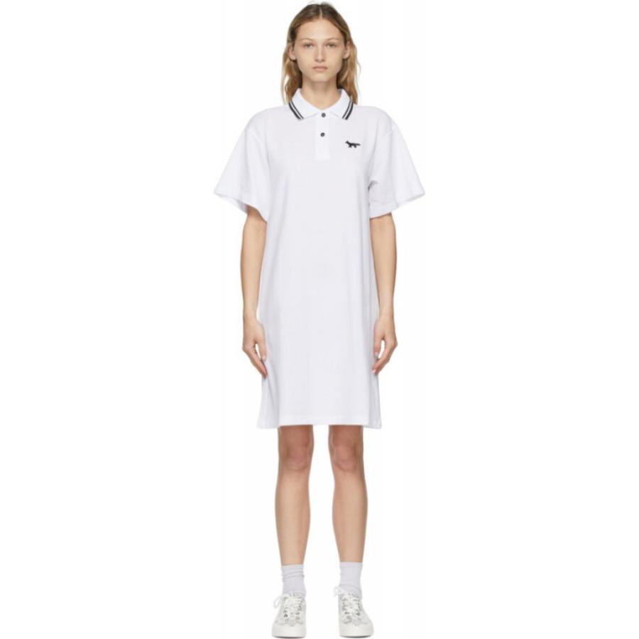 人気ショップ ワンピース キツネ メゾン Kitsune Maison レディース White Dress Polo Straight Pique White ワンピース ドレス ポロ ワンピース レディース Kitsune Maison キツネ メゾン ワンピース チュニック Www Construction Gouv Cg
