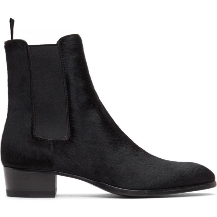 イヴ サンローラン Saint Laurent メンズ ブーツ チェルシーブーツ シューズ・靴 Black Pony Wyatt Chelsea  Boots Black :hc-211418m223098:フェルマート fermart 3号店 - 通販 - Yahoo!ショッピング