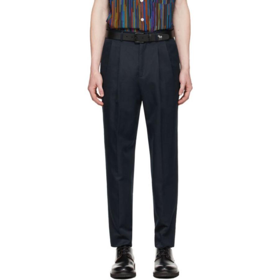 超美品 チノパン メンズ Smith Paul By Ps ポールスミス メンズ チノパン ポールスミス Smith Paul By Ps ボトムス パンツ Navy Dark Trousers Chino Linen Cotton Navy ボトムス パンツ Www Tsuyamaya Co Jp