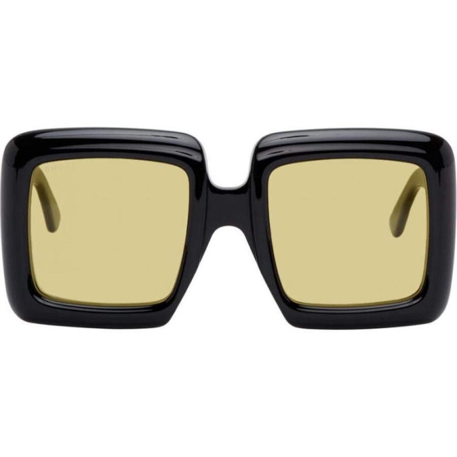 gucci black oversized square sunglasses
