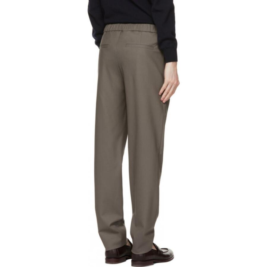 タイムセール メンズ Piana Loro ロロピアーナ ボトムス パンツ メンズ スラックス ロロピアーナ Piana Loro スラックス Myrtle Silver Trousers Flat Leisure Wool Grey ボトムス パンツ ボトムス パンツ