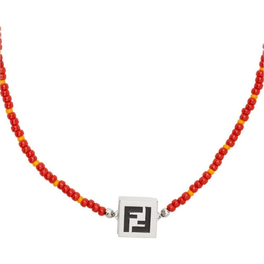 贅沢屋の Beaded Red Orange ジュエリー アクセサリー ネックレス メンズ Fendi フェンディ ジュエリー アクセサリー メンズ ネックレス フェンディ Fendi Forever Orange Necklace メンズアクセサリー Hermandad Estrella Org