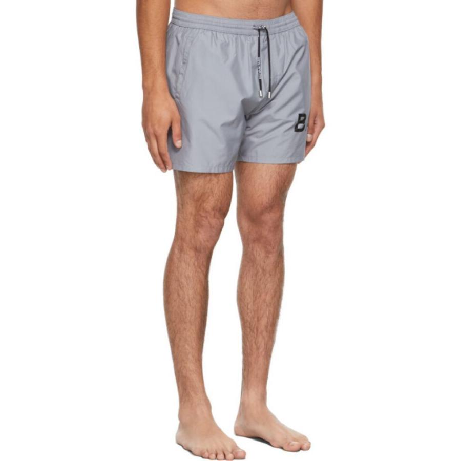 バルマン Balmain ファッション メンズ Balmain 海パン 水着 ビーチウェア Grey 水着 Logo Swim Shorts Grey Hc m8002 フェルマート Fermart 3号店