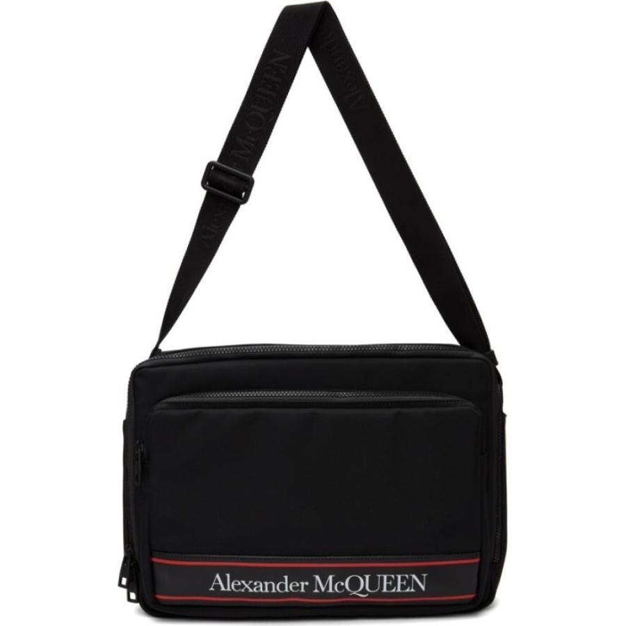 上品な アレキサンダー Mcqueen Alexander マックイーン Black Bag Print Logo Canvas Black バッグ メンズ Mcqueen Alexander マックイーン アレキサンダー メンズ バッグ Www Golf5 Prestige Jp