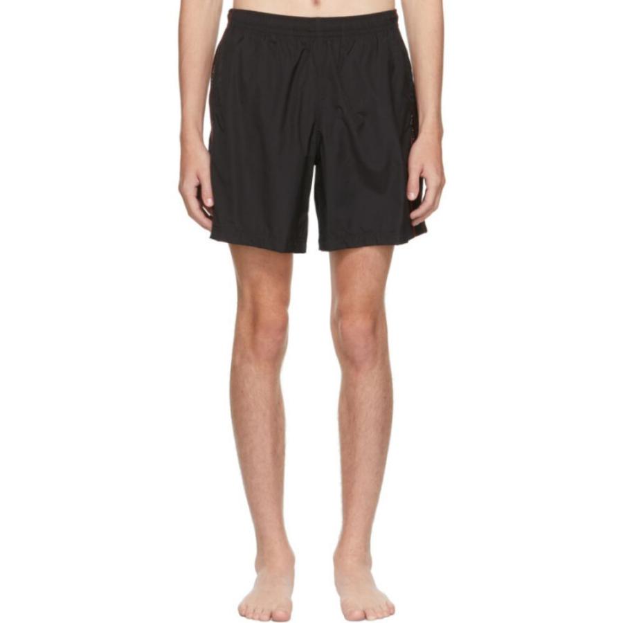 アレキサンダー マックイーン Alexander Mcqueen ファッション メンズ 海パン Mcqueen 水着 ビーチウェア Black Selvedge 水着 Swim Shorts Black Hc m8000 フェルマート Fermart 3号店