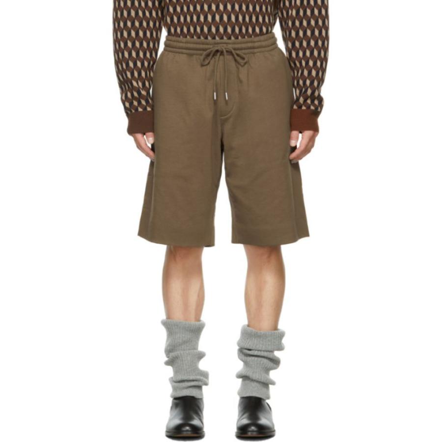 送料無料 新品 Dries Van Camel Shorts Jersey Tan ボトムス パンツ ショートパンツ メンズ Noten Van Dries ノッテン ヴァン ドリス ショートパンツ ノッテン ヴァン ドリス Noten ボトムス パンツ