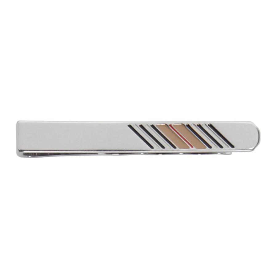 バーバリー Burberry メンズ ネクタイピン Silver Icon Stripe Tie Bar Palladio  :hc-212376m150097:フェルマート fermart 3号店 - 通販 - Yahoo!ショッピング