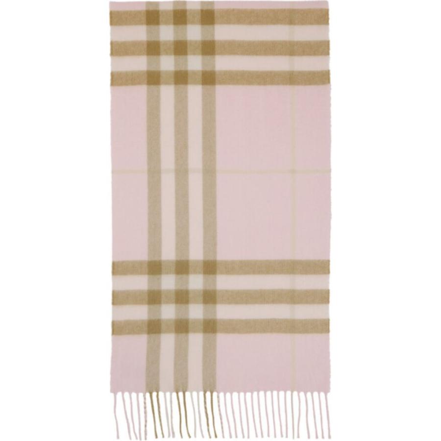注目のブランド Pink マフラー スカーフ ストール メンズ Burberry バーバリー メンズ マフラー スカーフ ストール バーバリー Burberry Cashmere Alabaster Scarf Classic Check 財布 帽子 ファッション小物