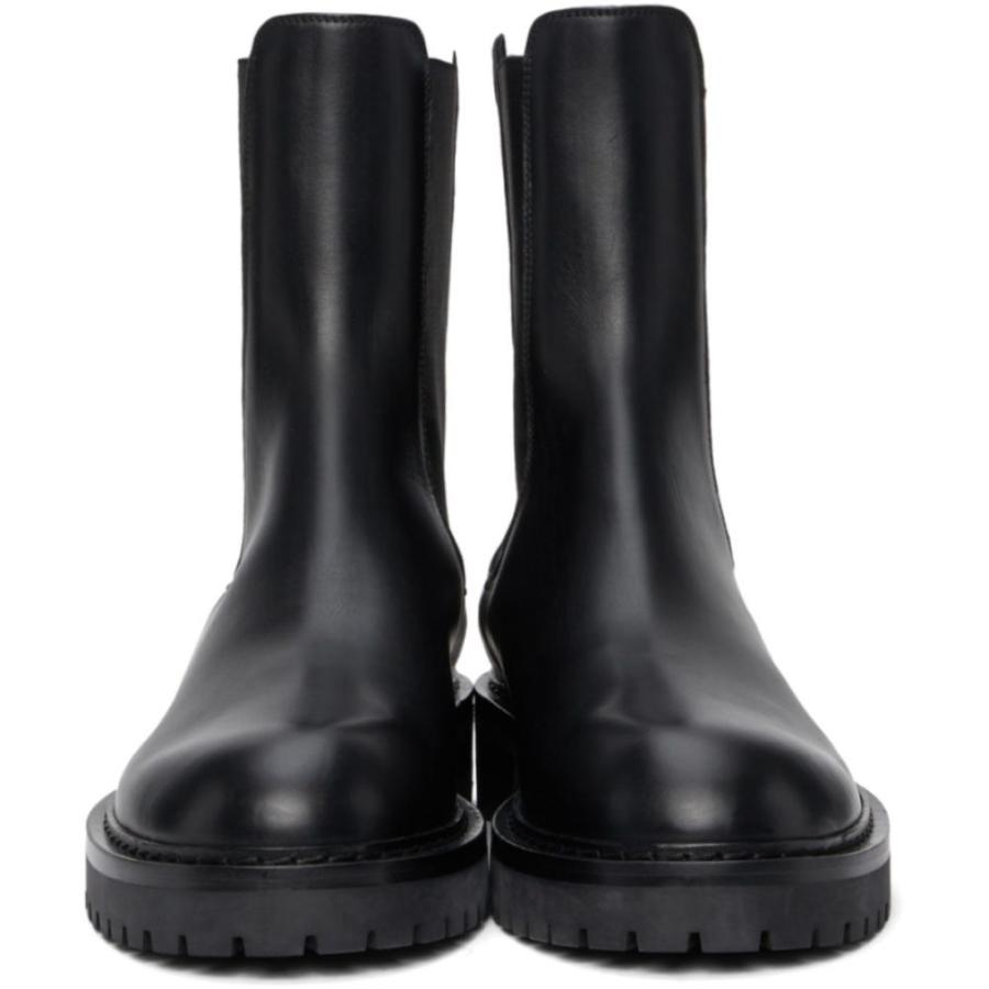 ランキングや新製品 メンズ Demeulemeester Ann アンドゥムルメステール メンズ ブーツ アンドゥムルメステール Demeulemeester Ann ブーツ Black Boots Chelsea Wally Buffed シューズ 靴 チェルシーブーツ ブーツ