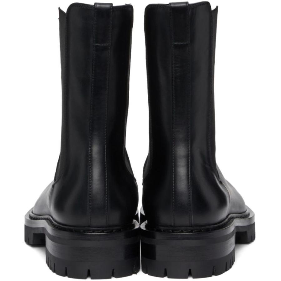 ランキングや新製品 メンズ Demeulemeester Ann アンドゥムルメステール メンズ ブーツ アンドゥムルメステール Demeulemeester Ann ブーツ Black Boots Chelsea Wally Buffed シューズ 靴 チェルシーブーツ ブーツ