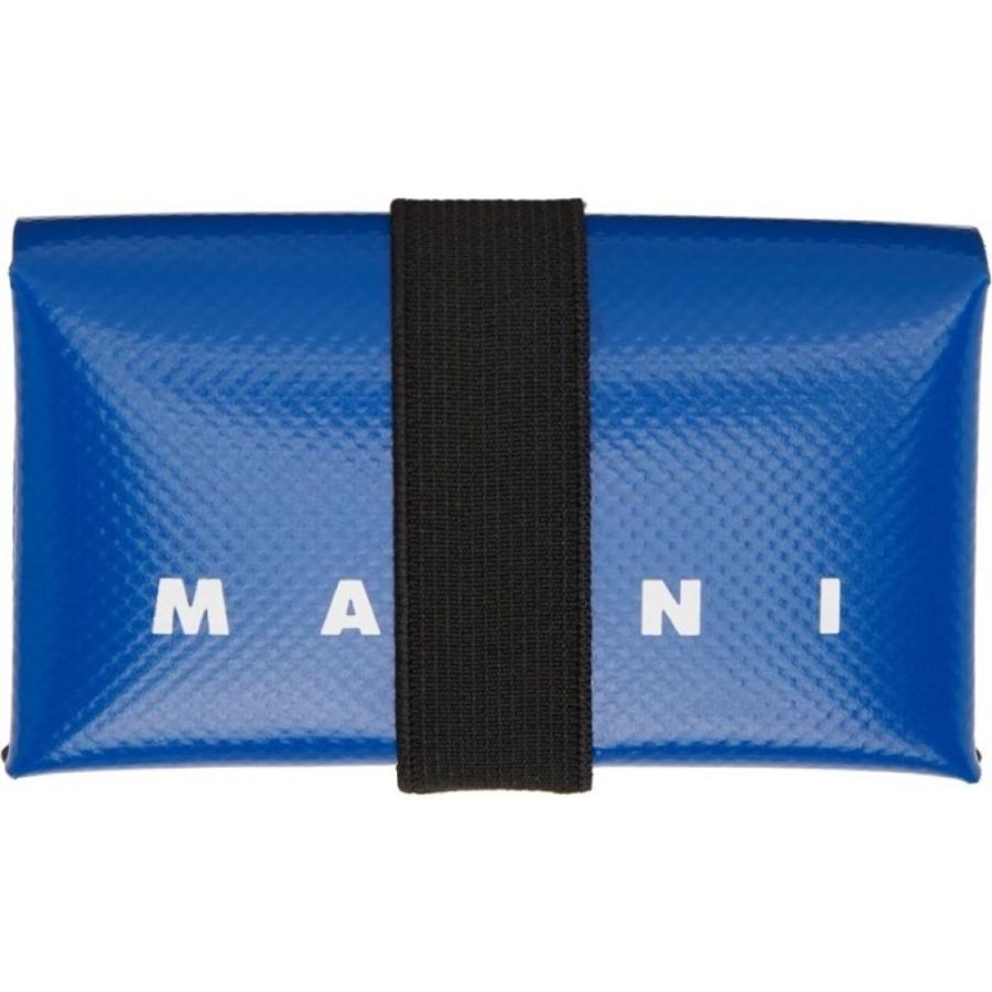限定版 マルニ 財布 時計 雑貨 メンズ カードケース 名刺入れ マルニ Marni Marni Blue Royal Holder Card Origami Pvc Blue カードホルダー カードケース 名刺入れ メンズ 財布 Www Affaires Sociales Gouv Cg