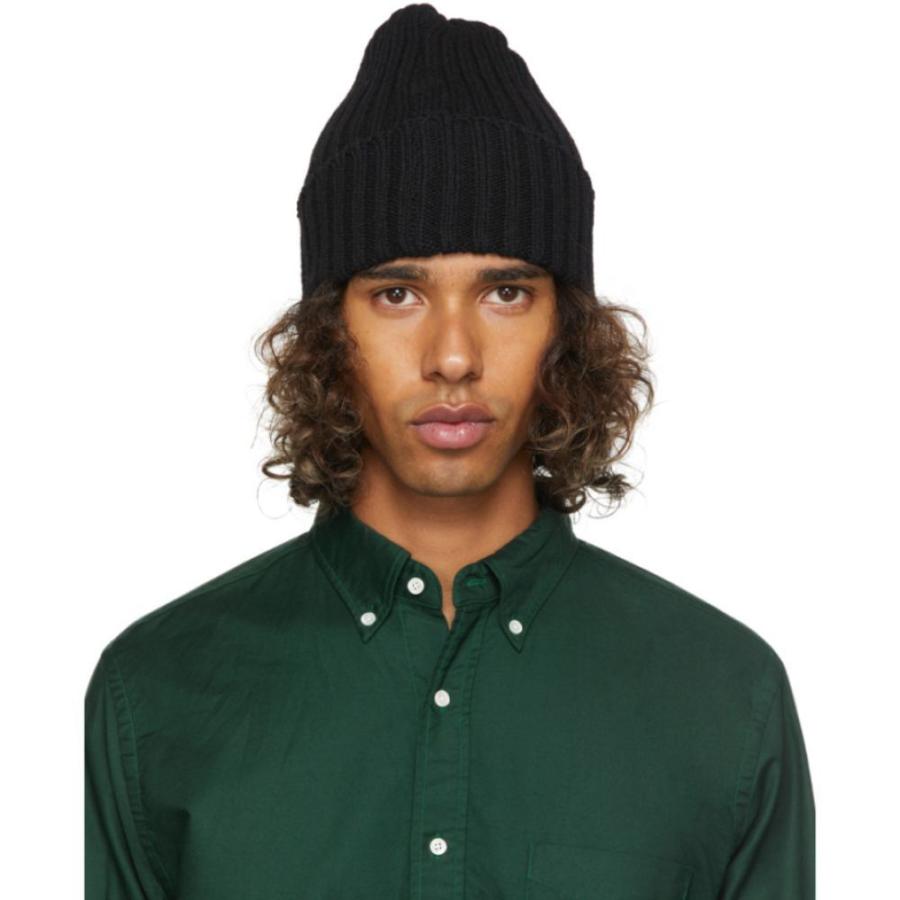 正規品質保証 Beams Plus ビームス プラス ニット メンズ 帽子 ビームス プラス Beams Plus メンズ ニット ニットキャップ ビーニー 帽子 Wool Watch Cap Beanie Black 帽子 Pharmacon Uz