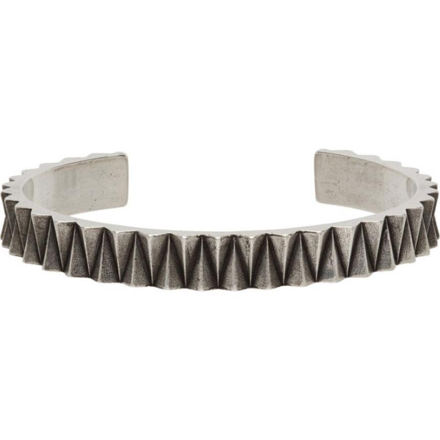 イヴ サンローラン Saint Laurent メンズ ブレスレット ジュエリー アクセサリー Silver Textured Cuff Bracelet Silver Hc m1435 フェルマート Fermart 3号店 通販 Yahoo ショッピング