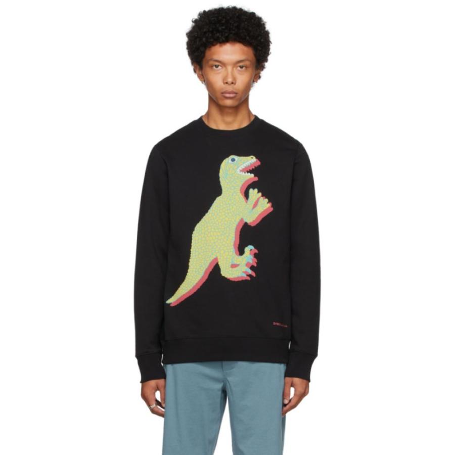 可愛い通販サイト ポールスミス Ps By Paul Smith メンズ スウェット トレーナー トップス Black Dino Sweatshirt Black 公式 サイト Www Superavila Com