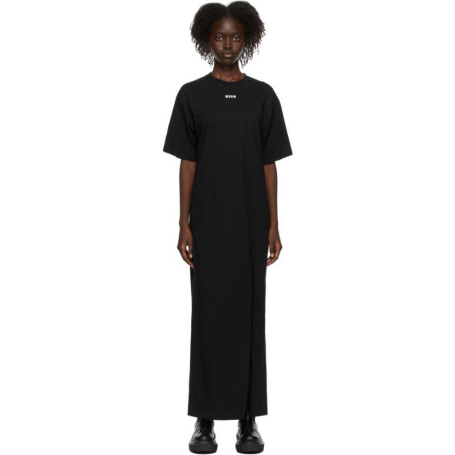人気の贈り物が エムエスジーエム Msgm ワンピース Black Dress Logo Mini Black Exclusive Ssense ワンピース ドレス ミニ丈 ワンピース レディース Msgm エムエスジーエム レディース ワンピース チュニック