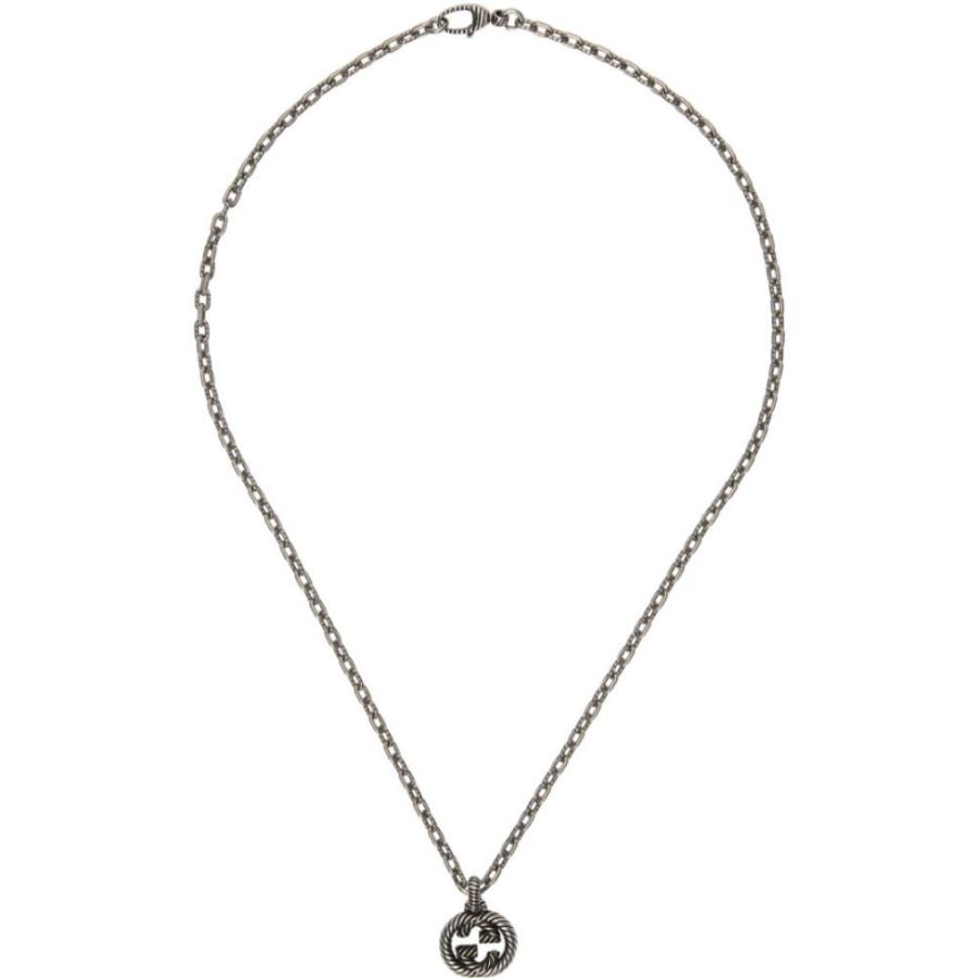 ファッションの ジュエリー アクセサリー ネックレス メンズ Gucci グッチ ジュエリー アクセサリー メンズ ネックレス グッチ Gucci Silver Silver Necklace Chain G Interlocking メンズアクセサリー