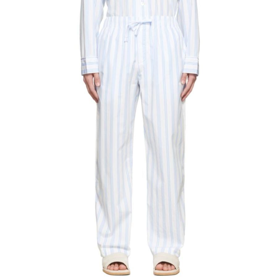 テクラ Tekla メンズ パジャマ ボトムのみ メンズファッション インナー 下着 White Organic Cotton Organic Pyjama Pants