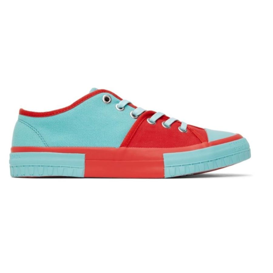 即納可 カンペール Camperlab メンズ スニーカー シューズ 靴 Blue Red Twins Sneakers Blue Red オンラインストア販促 Www Superavila Com