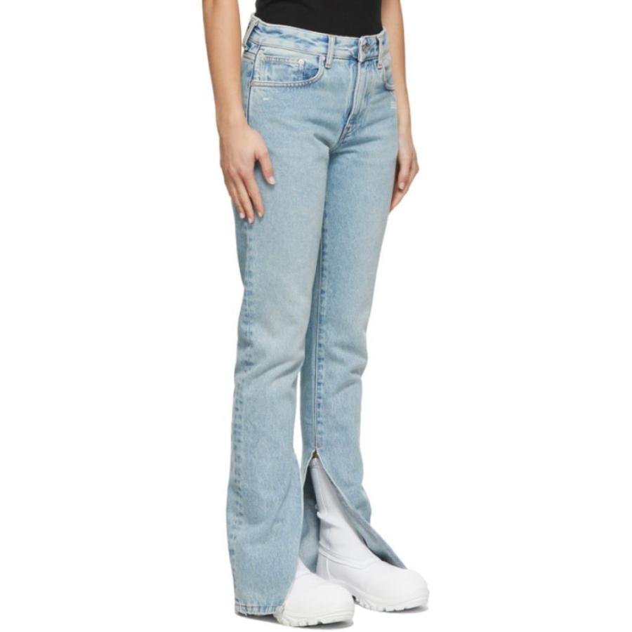 Sale Off White オフホワイト ジーンズ デニム レディース オフホワイト Off White レディース ジーンズ デニム スキニー スリム ボトムス パンツ Vented Slim Jeans Light Blue ボトムス パンツ Smssvg Org