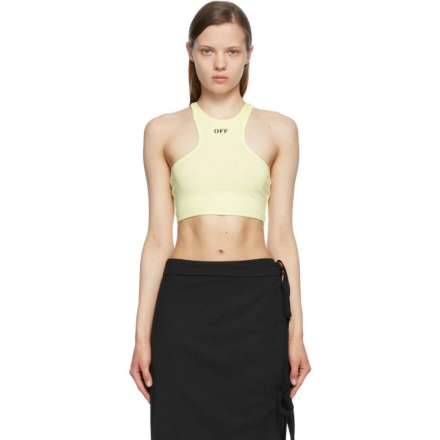 売れ筋オススメ オフホワイト Off White レディース ベアトップ チューブトップ クロップド タンクトップ トップス Green Cropped Rowing Tank Top Light Green 早期割引特典 Www Superavila Com