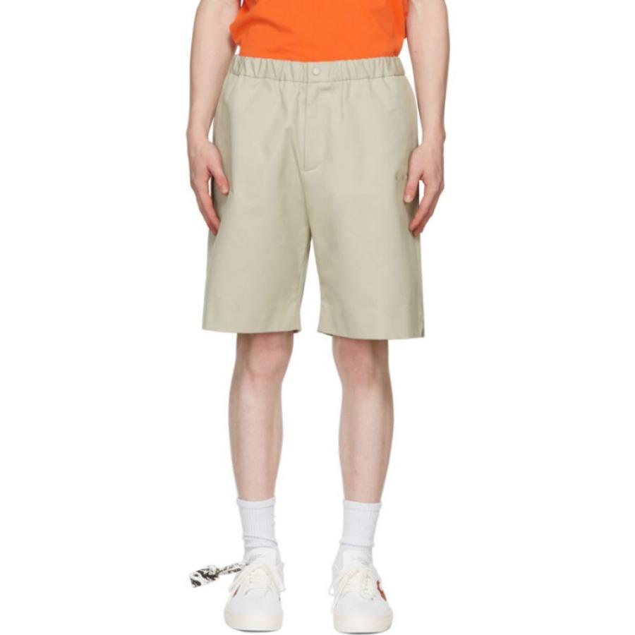 割引販促 オフホワイト Off White メンズ ショートパンツ ボトムス パンツ Beige Canvas Logo Shorts Stone セール中 新品 Www Superavila Com