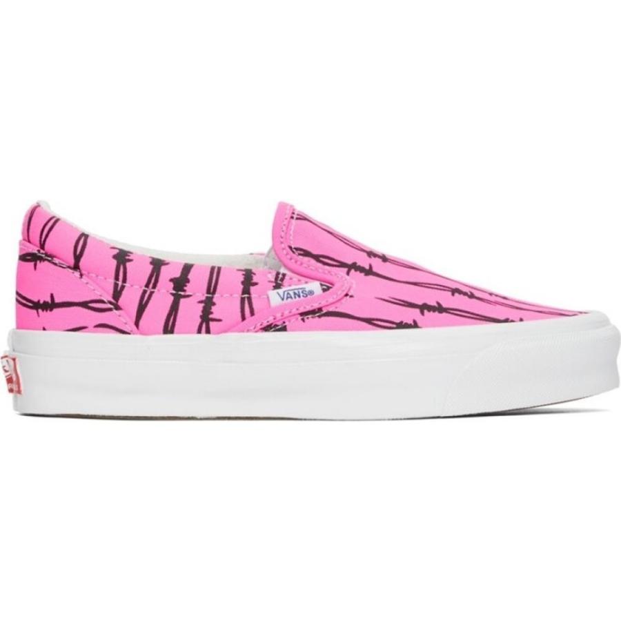 大人女性の レディース Vans ヴァンズ シューズ 靴 レディース スリッポン フラット ヴァンズ Vans スリッポン フラット Plum Sugar Sneakers Slip On Classic Og Wire Barbed Vault Pink シューズ 靴 スニーカー シューズ Digitalka Sk
