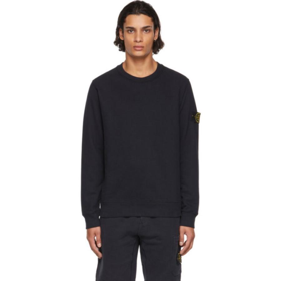 季節のおすすめ商品 スウェット トレーナー ストーンアイランド Island Stone ストーンアイランド Blue Navy Sweatshirt Crewneck Classic Navy トップス スウェット トレーナー メンズ Island Stone トップス