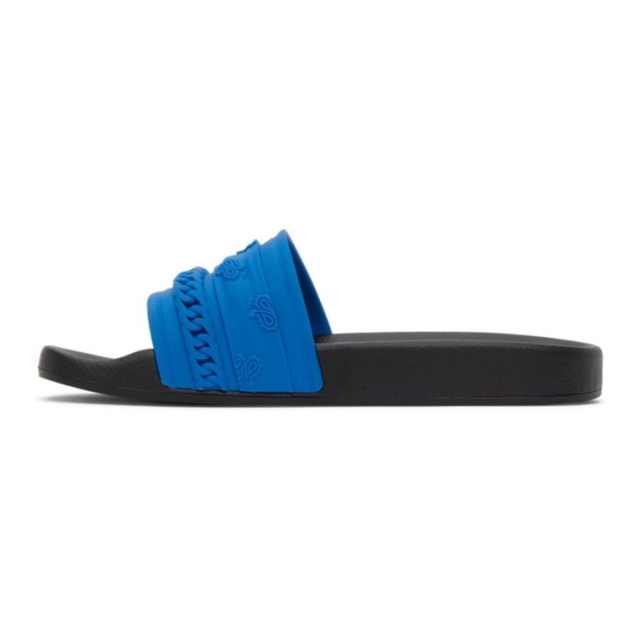 アミリ AMIRI メンズ サンダル シューズ・靴 Bandana Chain Pool Sandals Black/Blue｜fermart3-store｜03