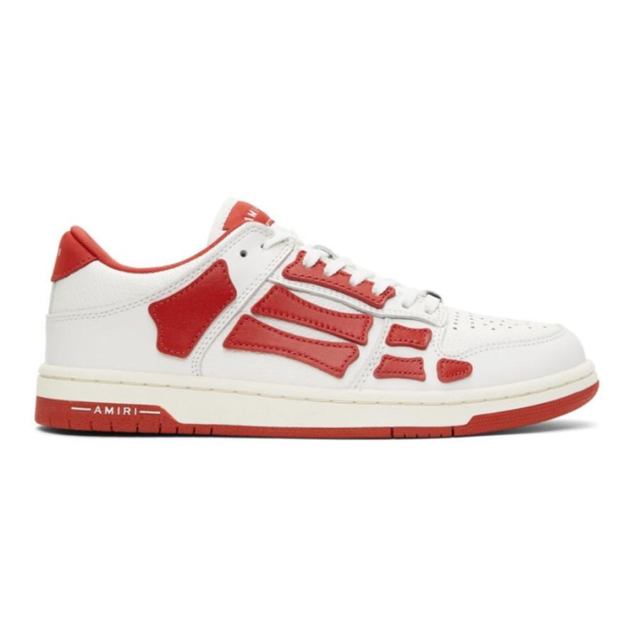 格安saleスタート シューズ 靴 メンズ スニーカー アミリ Amiri アミリ White Red Sneakers Low Top Skel シューズ 靴 スニーカー メンズ Amiri シューズ Hermandad Estrella Org