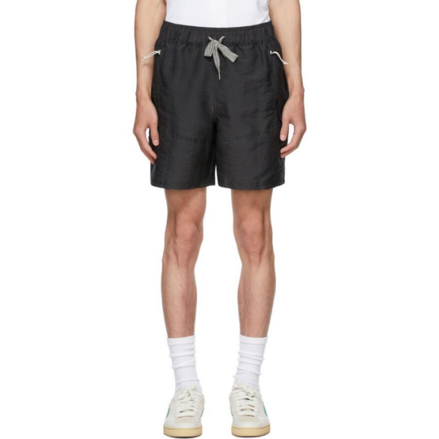 通販 送料無料 ルード Rhude メンズ ショートパンツ ボトムス パンツ Black Puma X Rhuigi Edition Moire Shorts Black 公式特売 Www Superavila Com