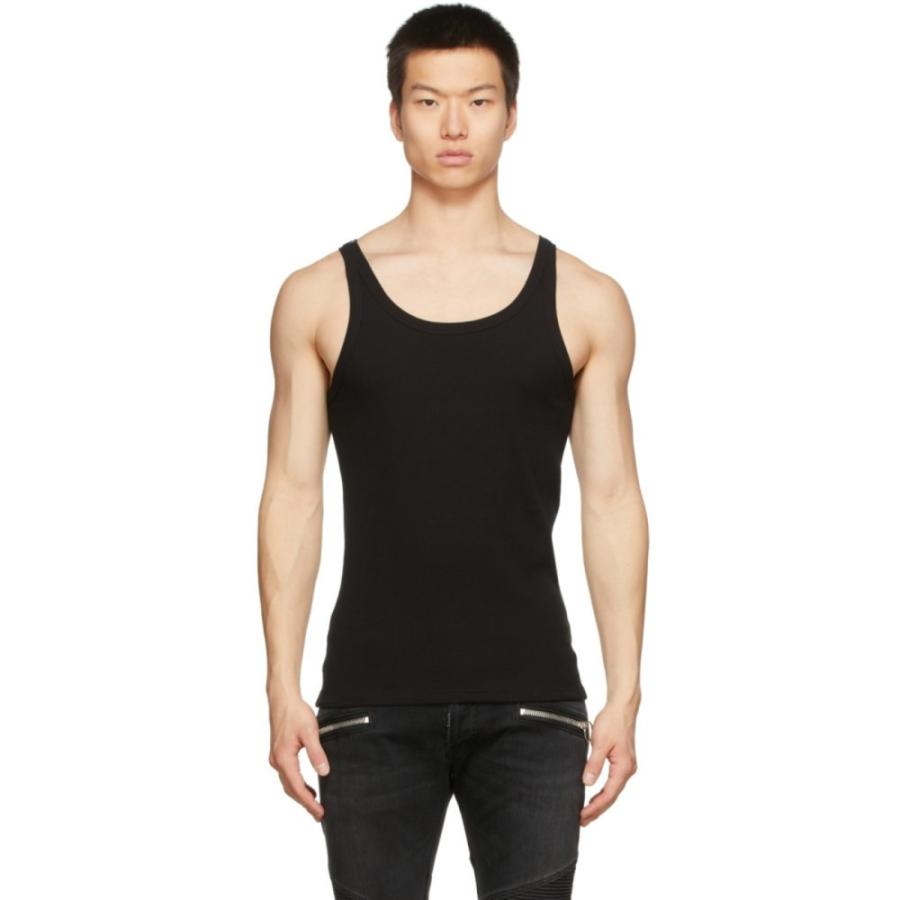 種類豊富な品揃え Ribbed Black トップス タンクトップ メンズ Gabbana Dolce ドルチェ ガッバーナ Tank Black Top タンクトップ サイズ 5 Xxl Michiganestateplanning Com