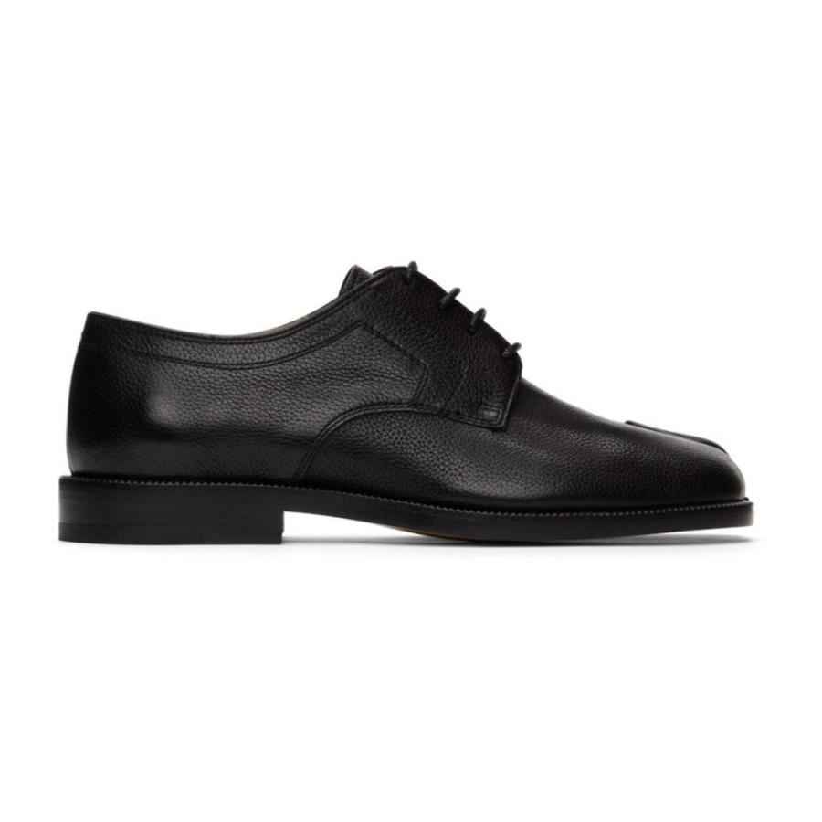 高級ブランド メゾン マルジェラ Maison Margiela レディース ローファー オックスフォード シューズ 靴 Black Grained Tabi Derbys Black 高級ブランド