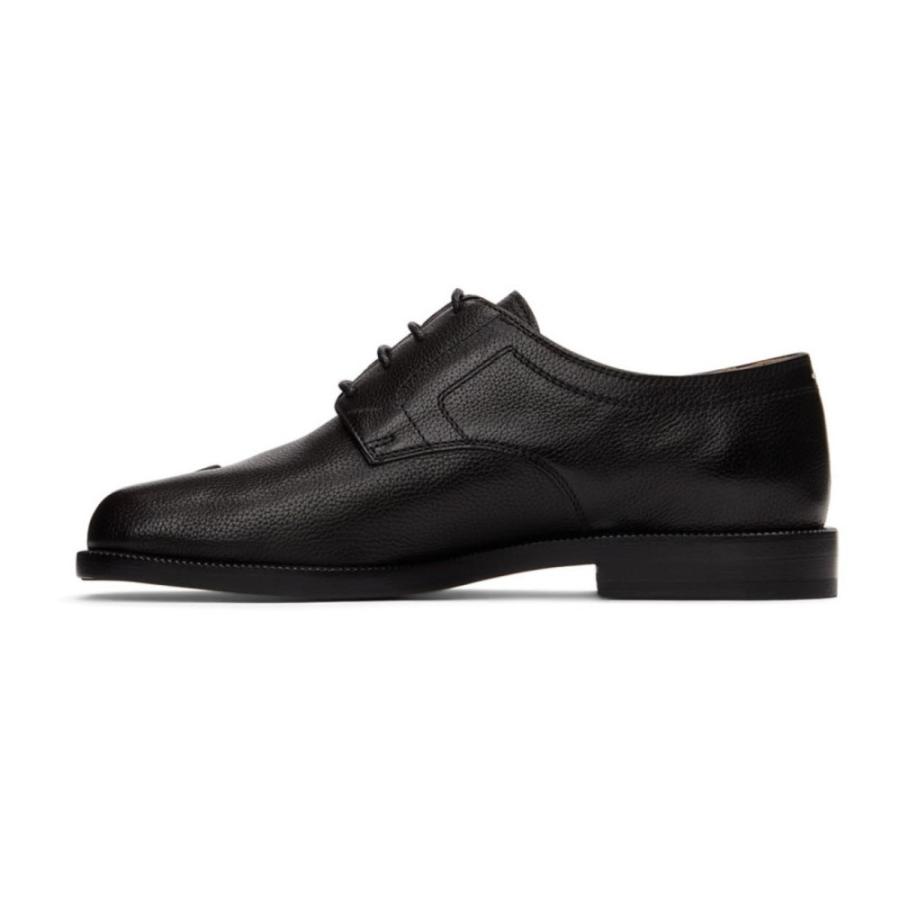 高級ブランド メゾン マルジェラ Maison Margiela レディース ローファー オックスフォード シューズ 靴 Black Grained Tabi Derbys Black 高級ブランド