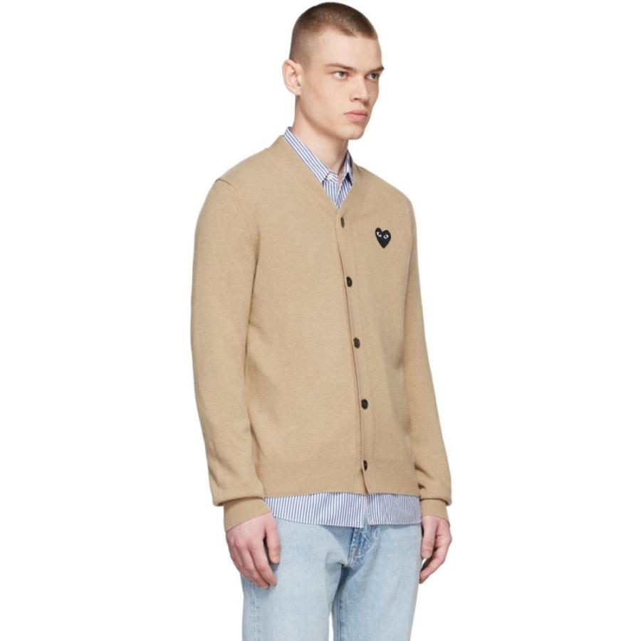 独創的 コム Beige Cardigan Wool Beige トップス カーディガン メンズ Play Garcons Des Comme ギャルソン デ カーディガン サイズ Xl Www Gatorheatandair Com