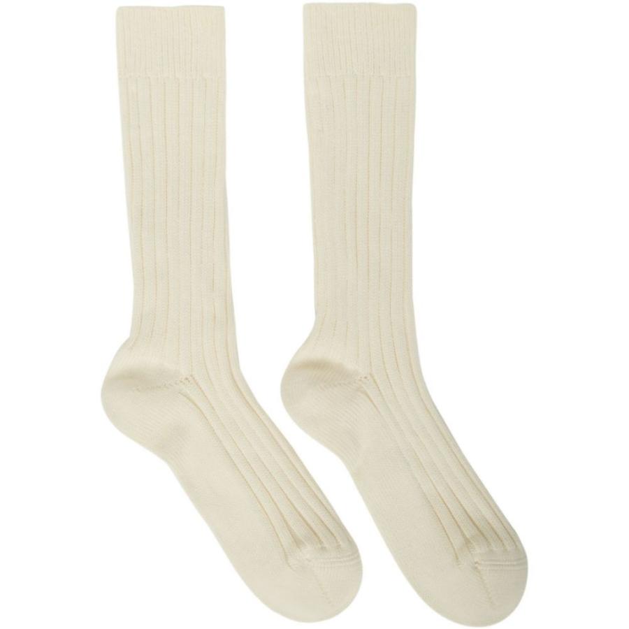 ジル サンダー Jil Sander メンズ ファッション ソックス Natural インナー 下着 Beige Cotton 下着 靴下 部屋着