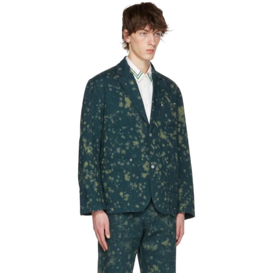 初回限定 Personal A ノート73 パーソナル Note Green Flower Mixed Blazer Cotton Green アウター スーツ ジャケット メンズ 73 ビジネスジャケット サイズ Xs qhema Com