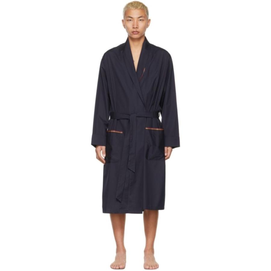 ポールスミス Paul Smith メンズ ガウン バスローブ ファッション インナー 下着 その他下着 Navy Cotton メンズファッション