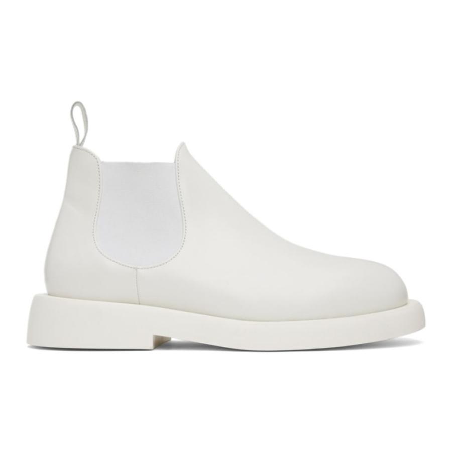 高品質 シューズ 靴 チェルシーブーツ ブーツ メンズ Marsell マルセル シューズ 靴 メンズ ブーツ マルセル Marsell White White Boots Chelsea Beatles Gomme ブーツ Smssvg Org