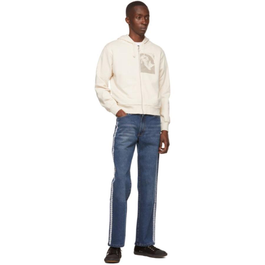 100 品質 ユース イン バラクラバ Youths In Balaclava メンズ ジーンズ デニム ボトムス パンツ Blue Embroidered Jeans Blue ジーンズ デニム サイズ M Waistus34