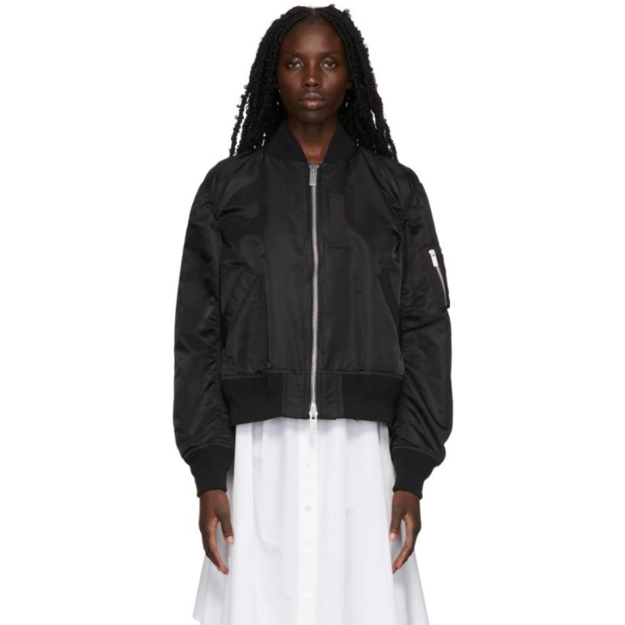 サカイ Sacai レディース ブルゾン ミリタリージャケット アウター Black Ma 1 Bomber Jacket Black Hc f フェルマート Fermart 3号店 通販 Yahoo ショッピング