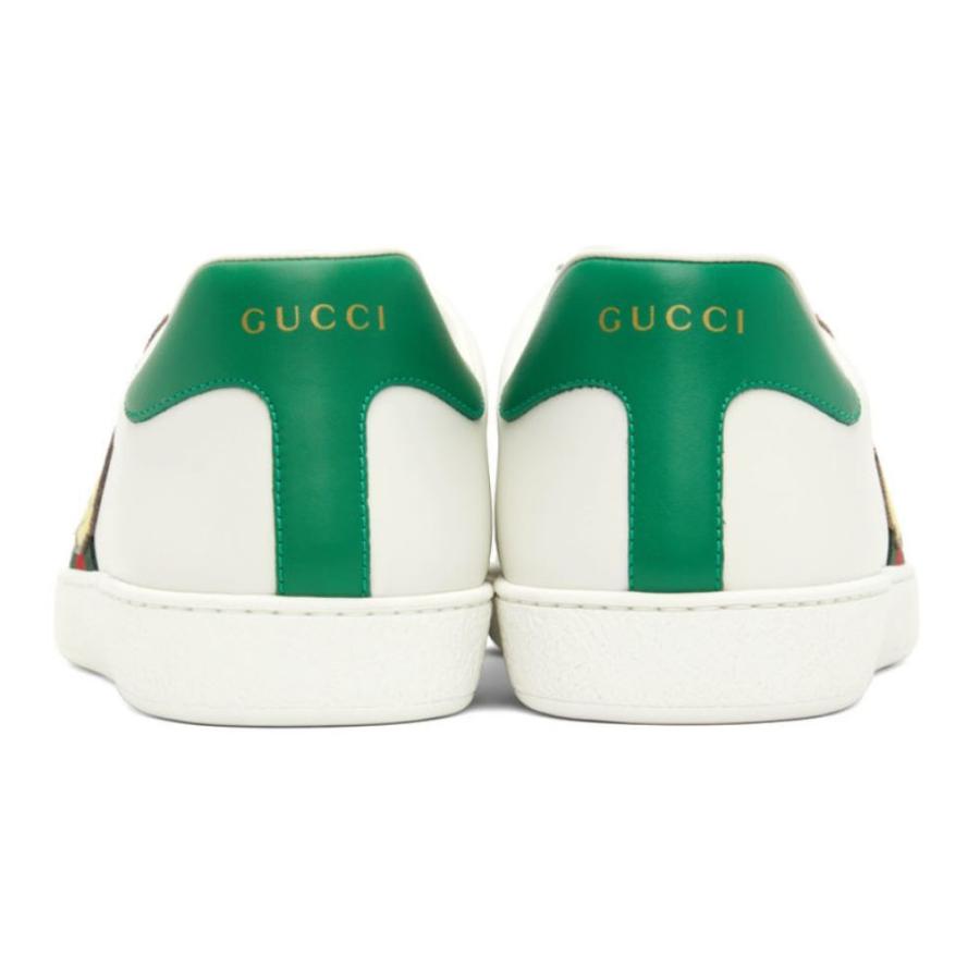 人気の春夏 シューズ 靴 スニーカー メンズ Gucci グッチ White White Sneakers Ace Bananya スニーカー サイズ Uk10 5 It44 5 Safecity uiginfo Com