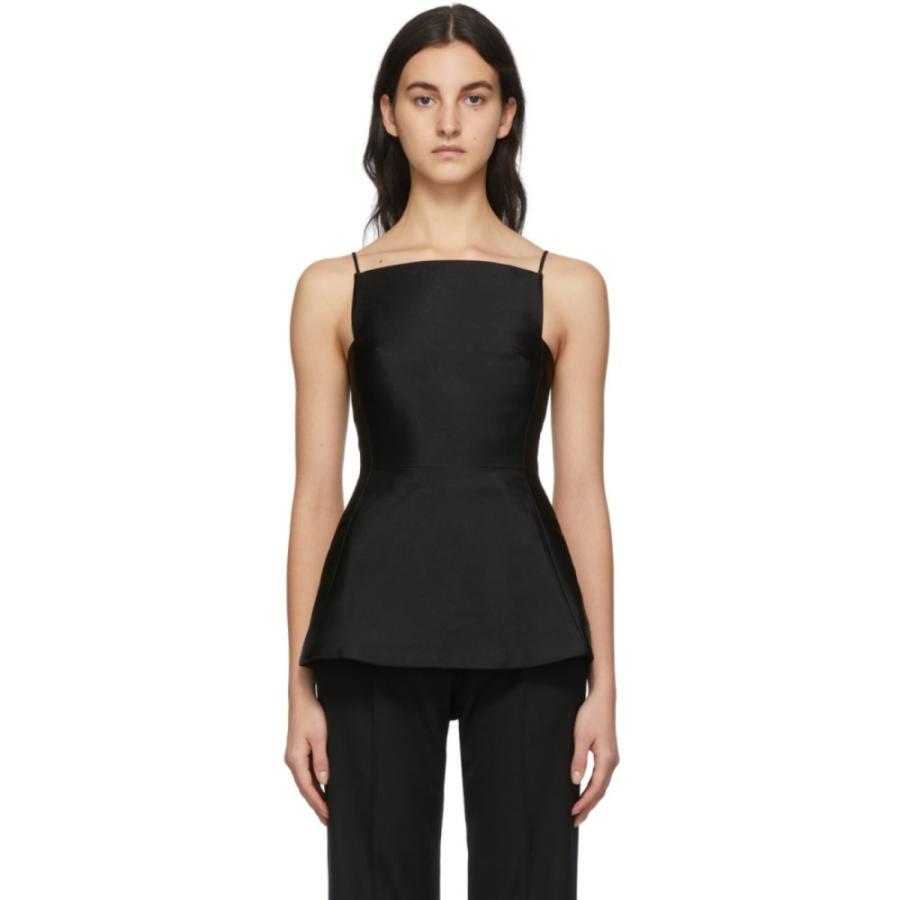 ジア ストゥディオス Camisole Gia Studios キャミソール タンクトップ レディース インナー 下着 スリップ キャミソール インナー 下着 Black Square Neck Camisole Black Hc f フェルマート Fermart 3号店 安い販売オンライン の