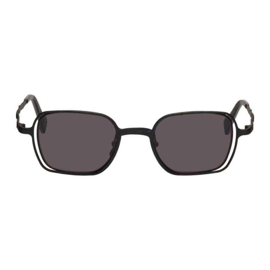 クボラム Kuboraum メンズ メガネ サングラス 財布 帽子 ファッション小物 Black H22 Sunglasses メガネ サングラス Hc m