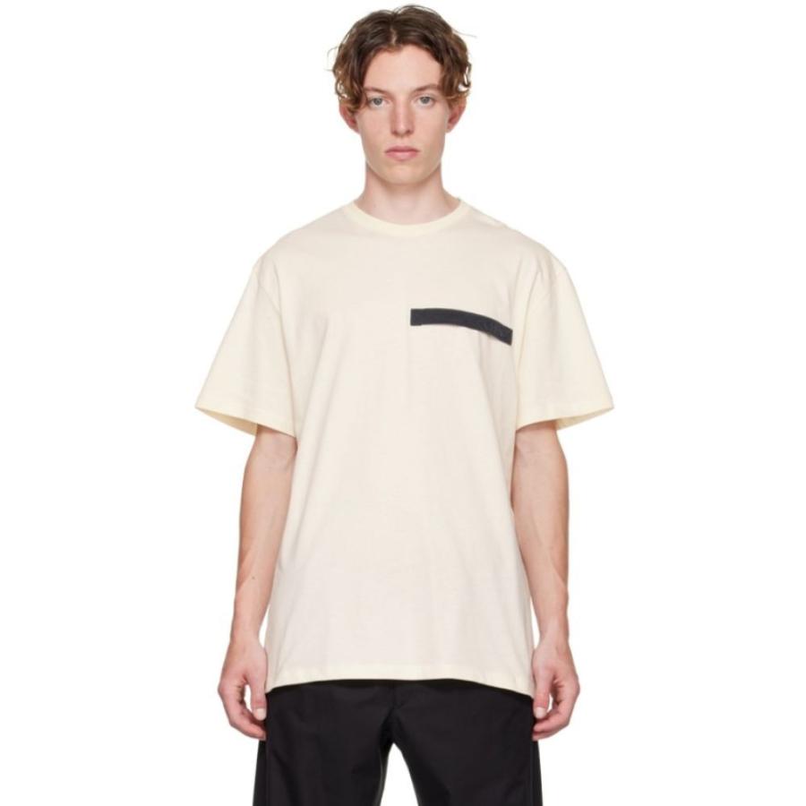注目のブランド アレキサンダー Vanilla/Mix T-Shirt Logo Off-White トップス Tシャツ メンズ McQueen Alexander マックイーン 半袖