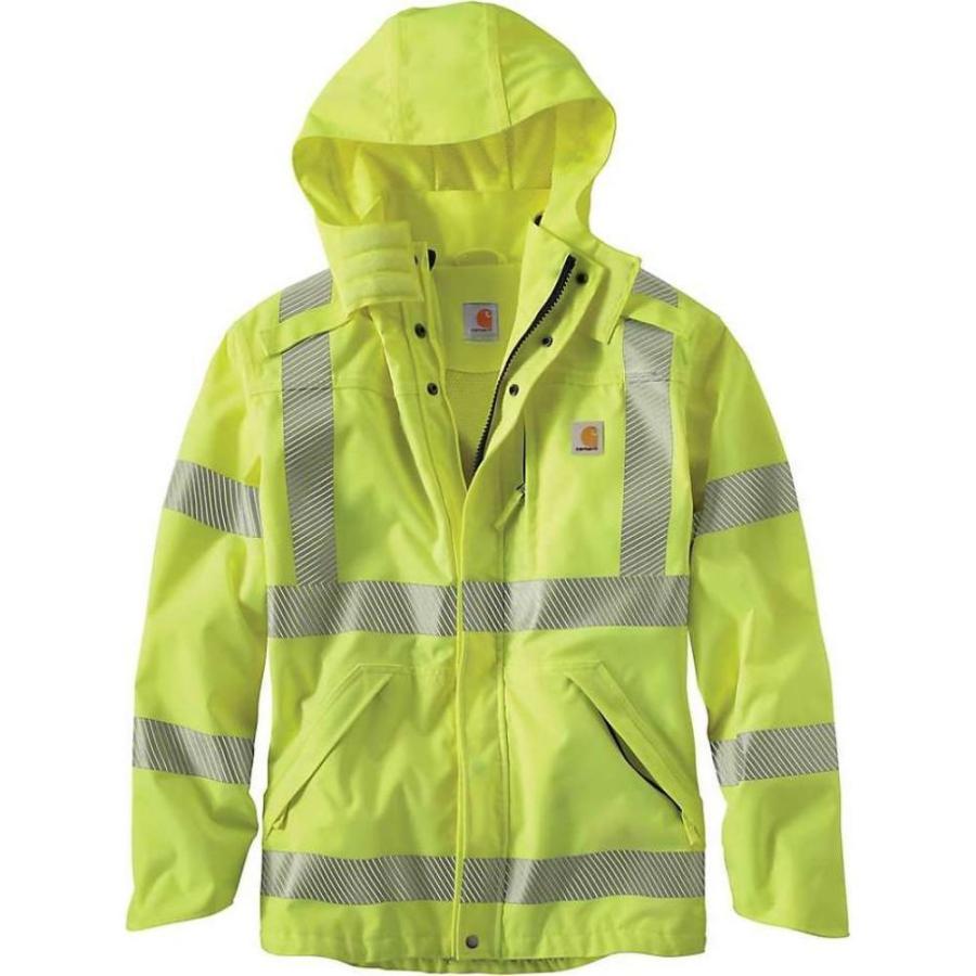 カーハート Carhartt メンズ レインコート アウター High Visibility Class 3 Waterproof Jacket Brite Lime Mohmmadiyon Com