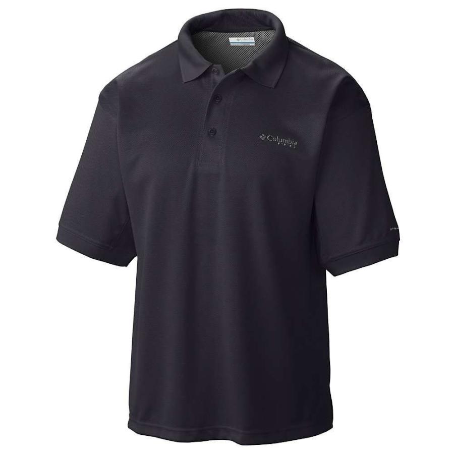 全国総量無料で トップス ポロシャツ メンズ Columbia コロンビア Perfect Black Shirt Polo Cast ポロシャツ